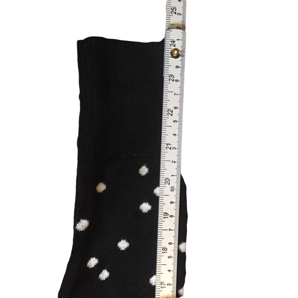 Womens Polka Dot Three Quarter Sleeve Cardigan Black White Button Down V Collar - Picture 7 of 7